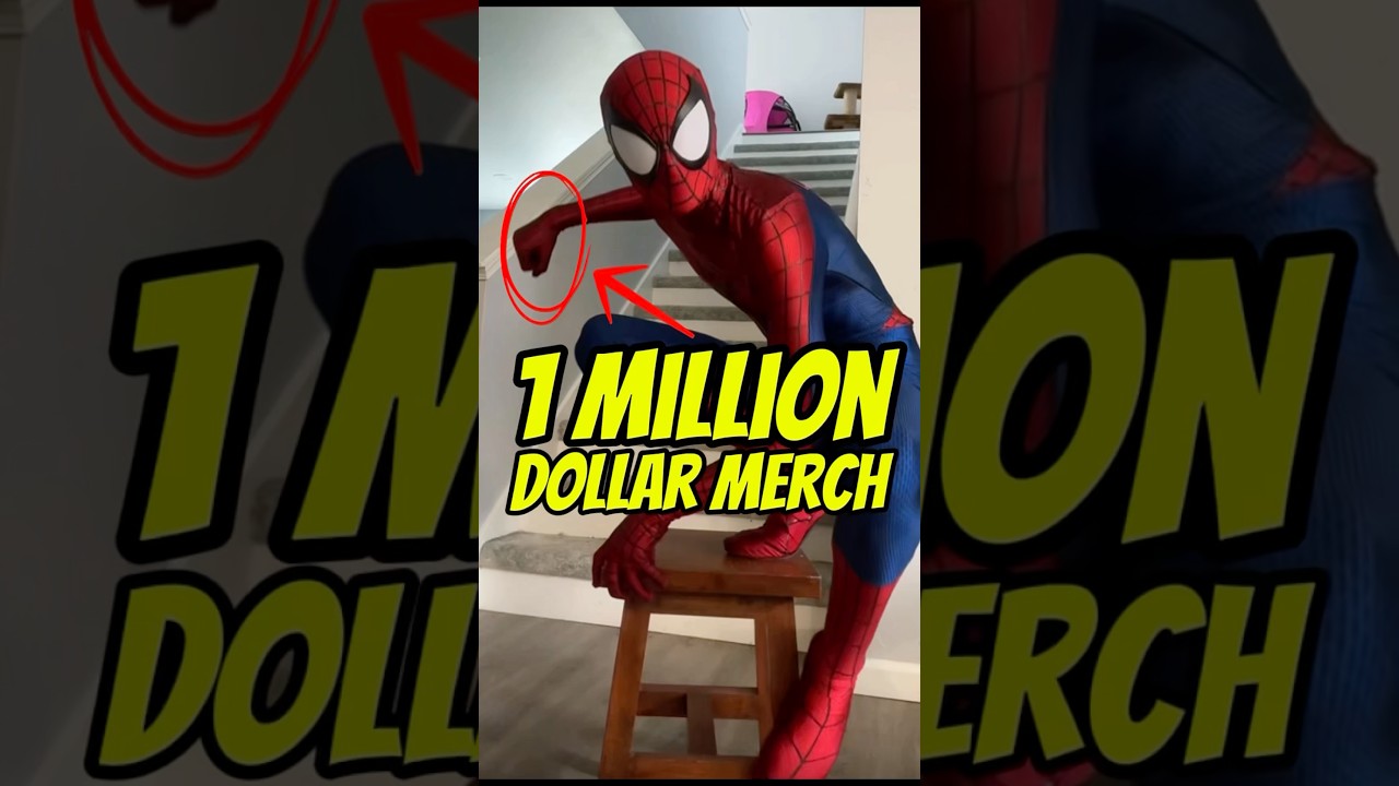 The 1 MILLION Dollar Spider-Man Merch😱