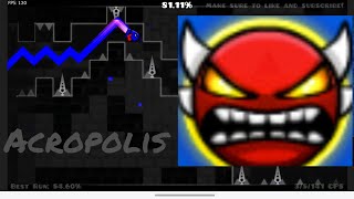 Acropolis by Zobros 100% [Insane demon] 2nd hardest + fluke from 65% - Geometry Dash