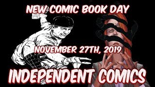 New comic book day 11/27/19 independent comics previews of every book,
cover, and key! ncbd