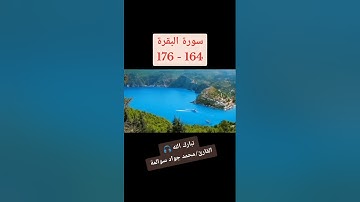 سورة البقرة 164-176: القارئ/محمد جواد سوالمة