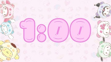 1 Minute Timer Sanrio - Calm and Relaxing Music