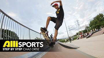 How To Frontside Noseblunt Transition, Chaz Ortiz, Alli Sports Skateboard Step By Step Trick Tips