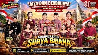 🔴 LIVE! CAMPURSARI SURYA BUANA KEDIRI FT CAK PERCIL CS | HUT RI KE-81 | DESA JAGUNG PAGU KEDIRI