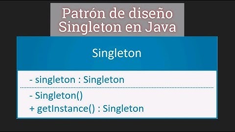 ☕️ Java - Patrón de diseño Singleton ✅