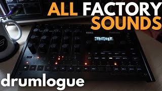 Korg Drumlogue | All Factory Sounds & Beat Making Demo - YouTube