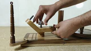 Assembling wooden yarn winder