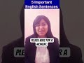 Learn English in 1 Minute l Must know Sentences ⚡l #english #shortviral #shorts #viral #reels #short