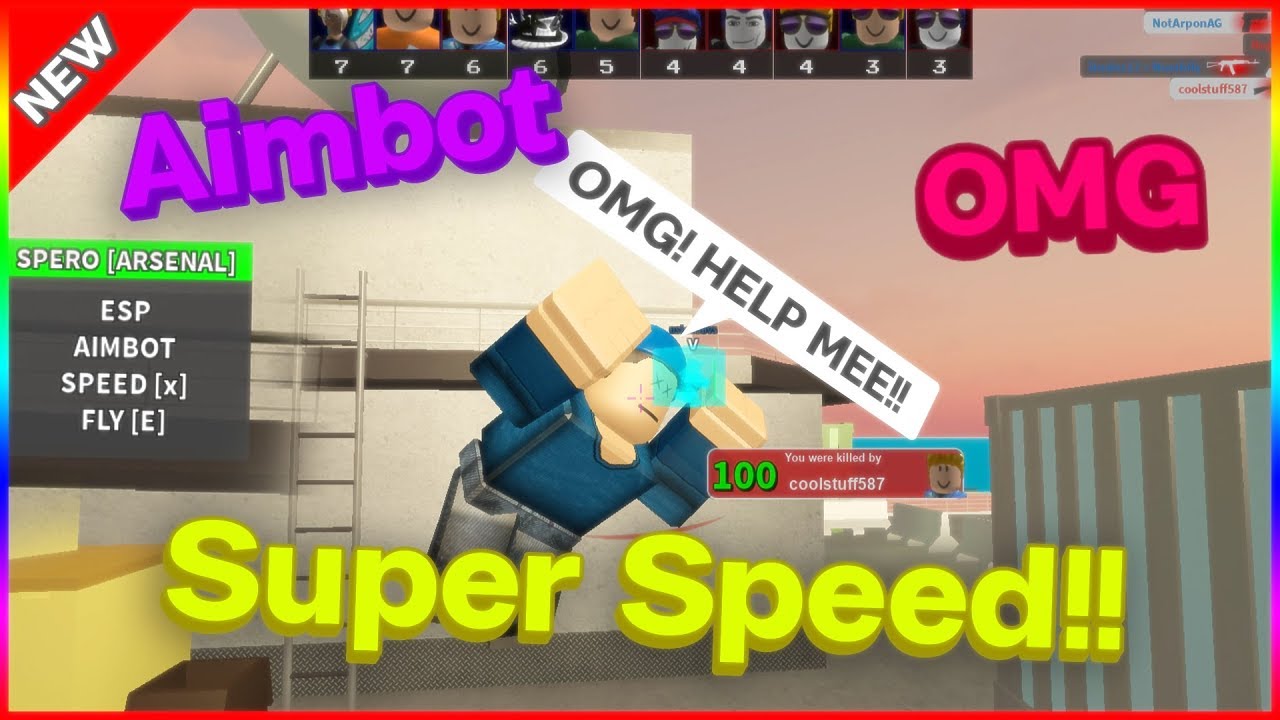 Working Arsenal Script Aimbot Esp Fly Super Speed Roblox Free By Show Japan - roblox aimbot esp script