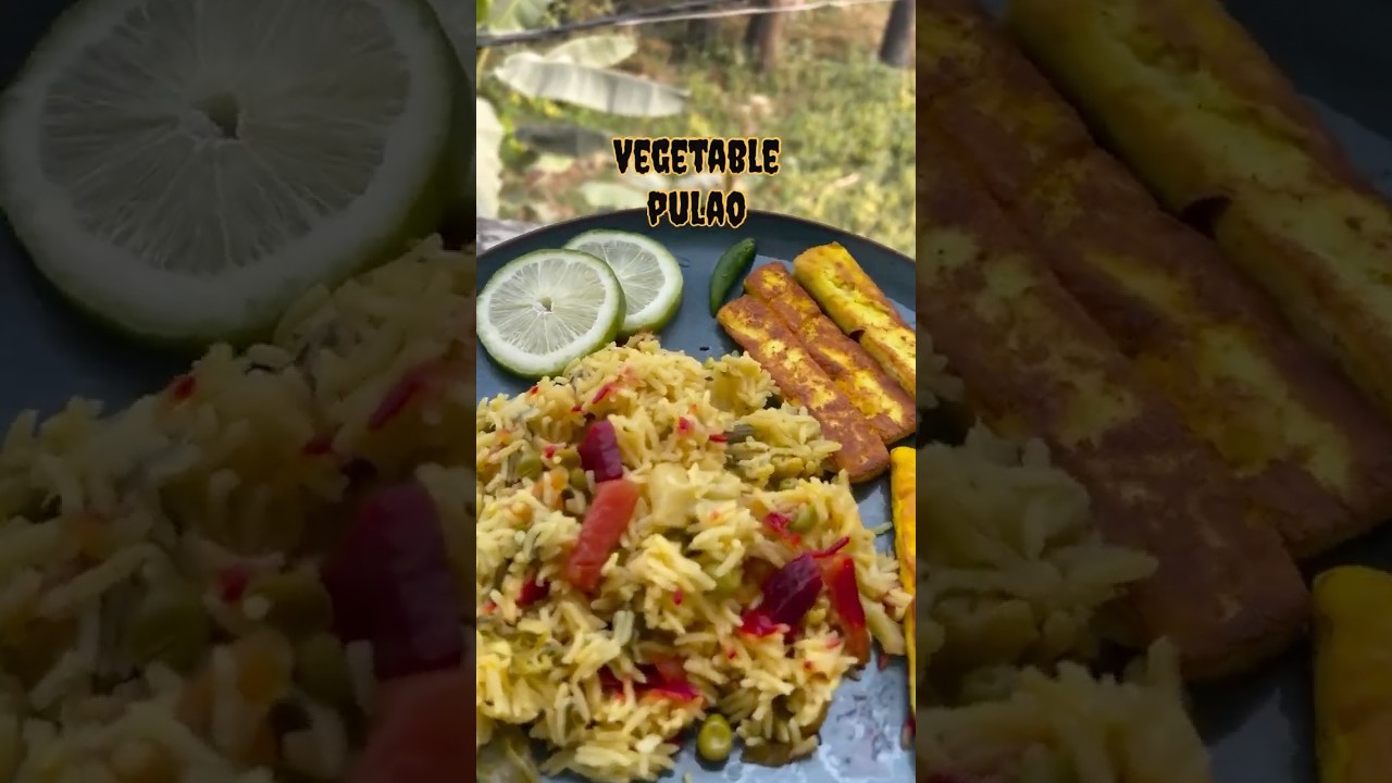 Tasty and healthy vegetable pulao🍲 
