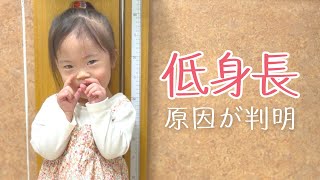 [3 years old] The cause of Miichan's short stature has been found [Down syndrome]
