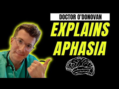 Doctor explains APHASIA - definition, symptoms, causes, investigations...