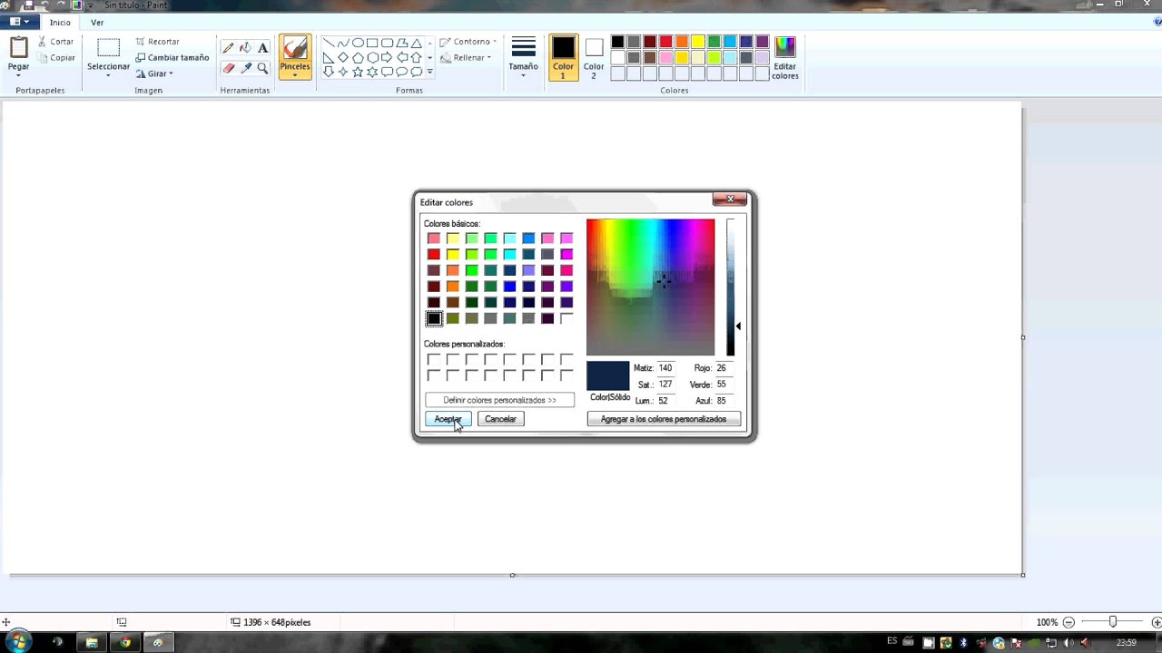 Cuadrado perfecto en paint Perfect square in paint TUTORIAL YouTube