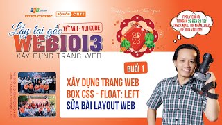 Buổi 1 - Tutor SP23 - WEB1013 - Xây dựng trang web - Thầy Hộ Fpoly