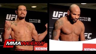 UFC 225 Full Official Weigh-in Video: Whittaker Makes the Mark; Romero Does Not