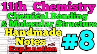 Chemistry Class 11 Unit 4 |Chemical Bonding and Molecular Structure| Hydrogen Bonding Best Notes