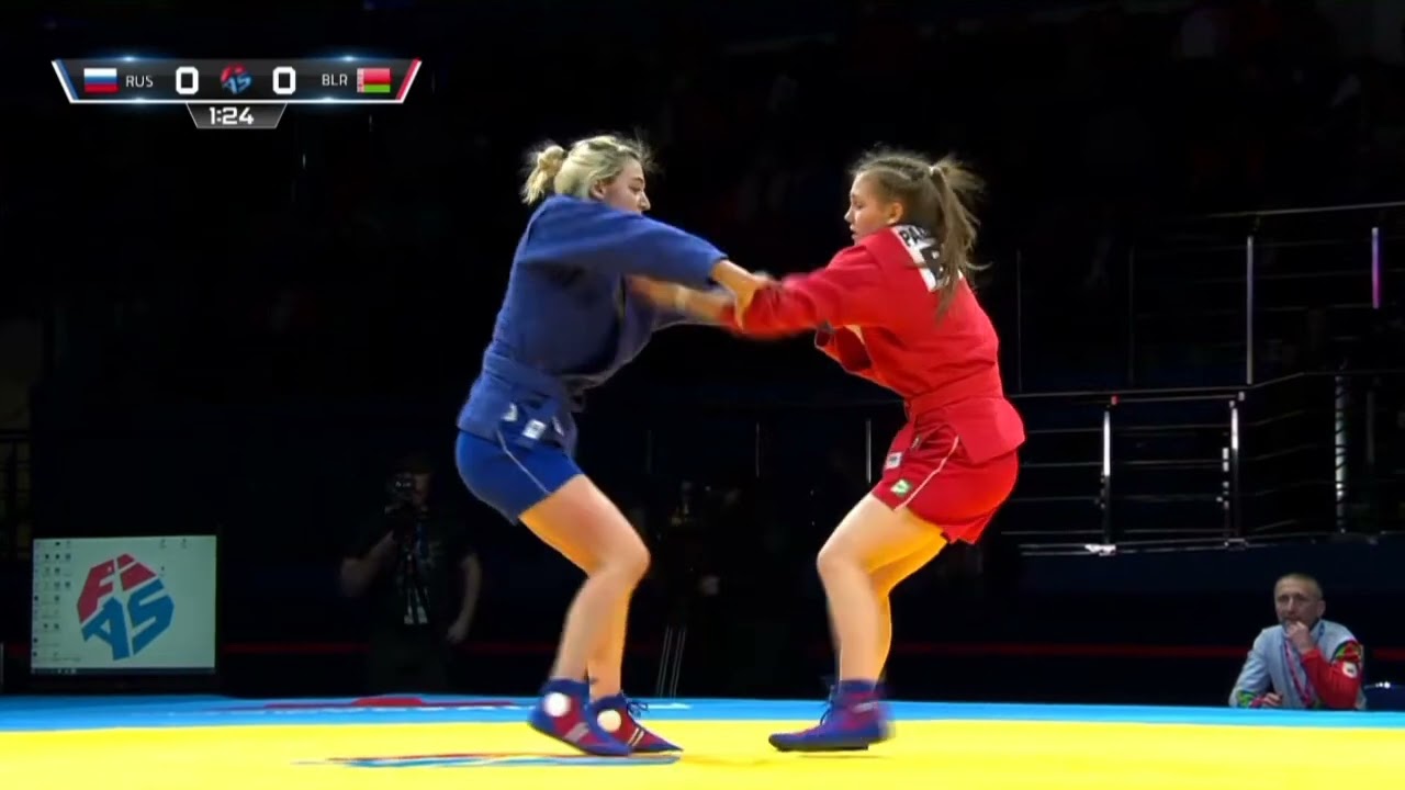 Final Sport Sambo 59 Kg Women, PADALIACHYNA Anastasiya (BLR) VS PAVLOVA Evgenila (RUS)