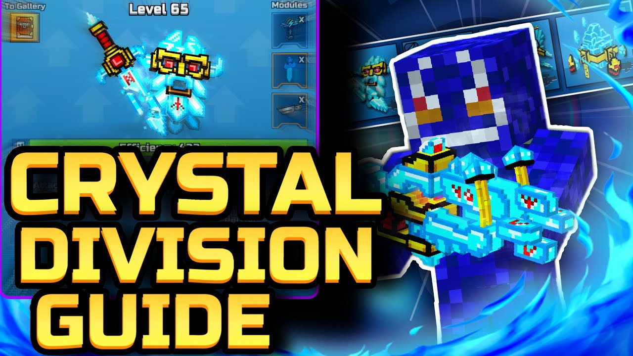 CRYSTAL DIVISION WEAPONS GUIDE - Pixel Gun 3D - YouTube