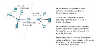 The terms internetwork and Internet