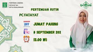 Undangan Pertemuan Rutin PC Fatayat NU Kota Pekalongan di Ranting Duwet