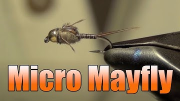 Micro Mayfly Fly Tying - Mike Mercer Fly Pattern