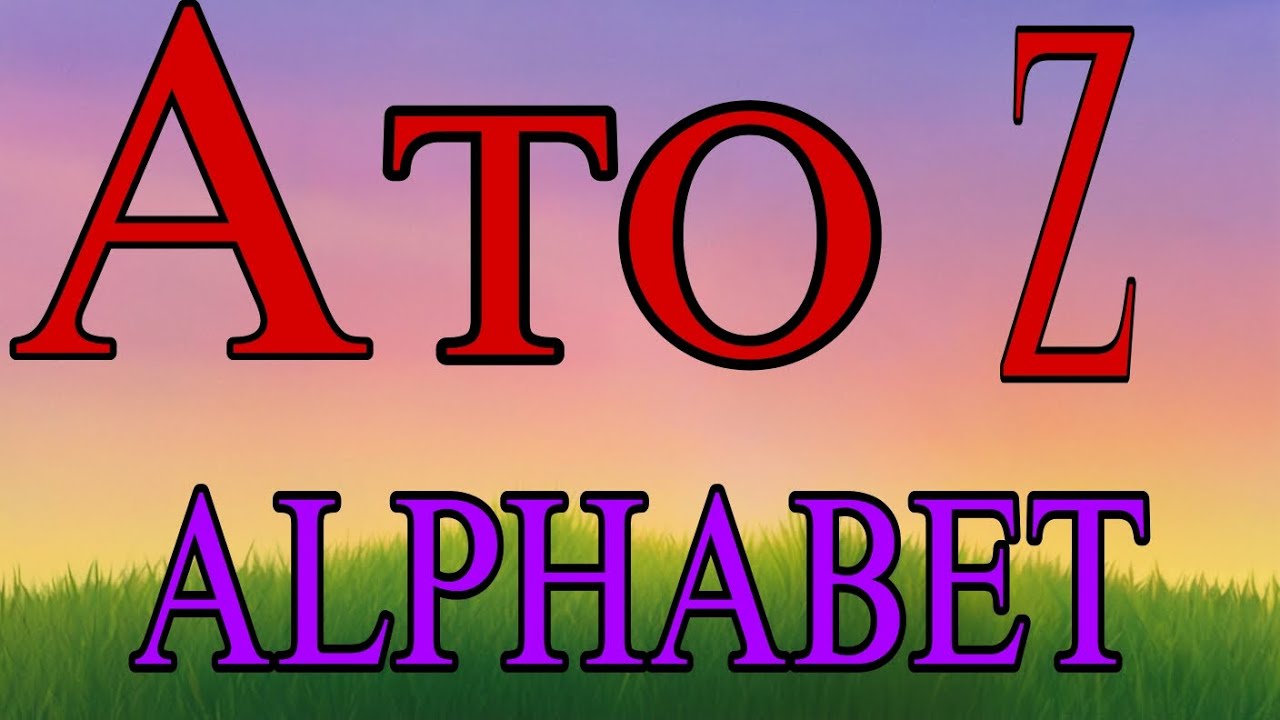 ABCD ।। a to z Alphabet  ।। Made by RV KIDS STUDY 