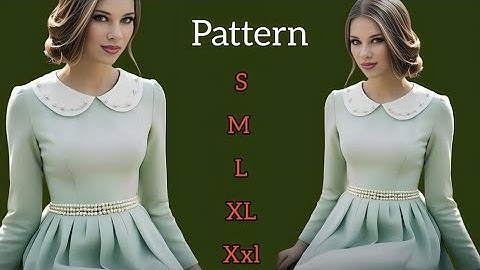 Make This Cute Peter Pan Collar Dress | Pattern Drafting + Pleated Skirt Tutorial