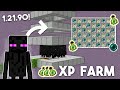 Best Enderman XP Farm Minecraft Bedrock 1.21.9!
