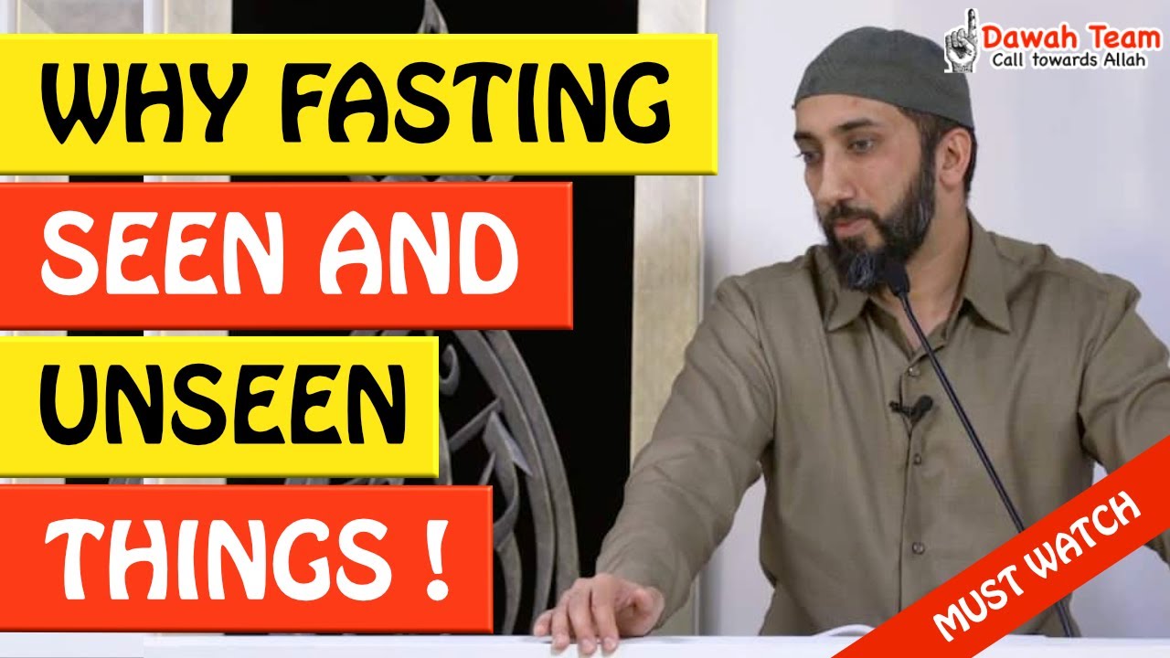 🚨WHY FASTING IN RAMADAN IS IMPORTANT 🤔 ᴴᴰ - Nouman Ali Khan
