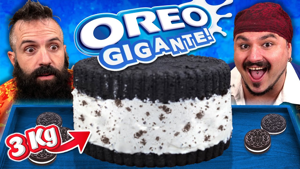 LA GALLETA OREO GIGANTE DE +3 KILOS  SI PIERDO, ME TATUO UNA OREO   El Pirata VS Joe