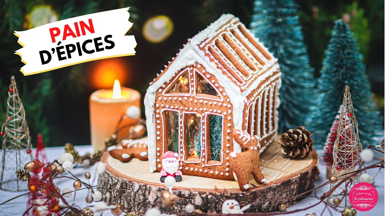 Maison en pain d'épices illuminée : tuto de Noël 