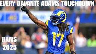 Every Davante Adams touchdown with Rams - 2025 (including playoffs)