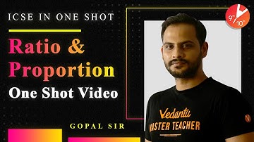 Ratio and Proportion in One Shot | ICSE Class 10 Maths | ICSE in One Shot | Vedantu Class 9 and 10