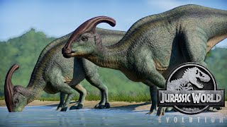 Parasaurolophus || All Skins Showcased - Jurassic World Evolution