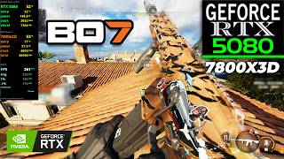 RTX 5080 + Ryzen 7 7800X3D Black Ops 7 Benchmark (1080P MAX Graphics Settings)