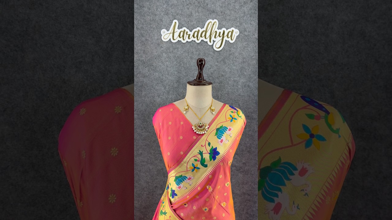 Pure Paithani Silk Sarees – Maharashtrian Elegance