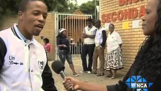 eNCA's Thabang Masanabo Interviews Nhlakanipho Sikakane on His Matric Results