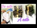 DIY DECORACION/MANUALIDADES/RECICLAJE CREATIVO/DECORATIVE RECYCLING BOX IDEA