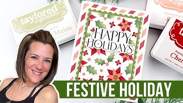 WHAT IF You Only Have 1 Hour to Create a FESTIVE Holiday Card | Tailored Expressions