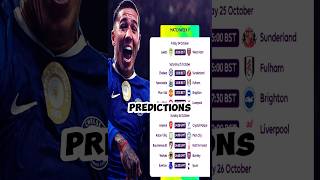 Premier League Week 9 Predictions #shorts #football #manchesterunited