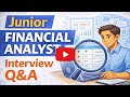 Junior Financial Analyst Interview Questions and Answers | Top 15 Q&A