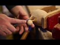 ④ Making a wooden cup. Kuksa carving
