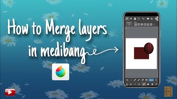 How to merge layers in medibang | How to merge layers | Digital art course
