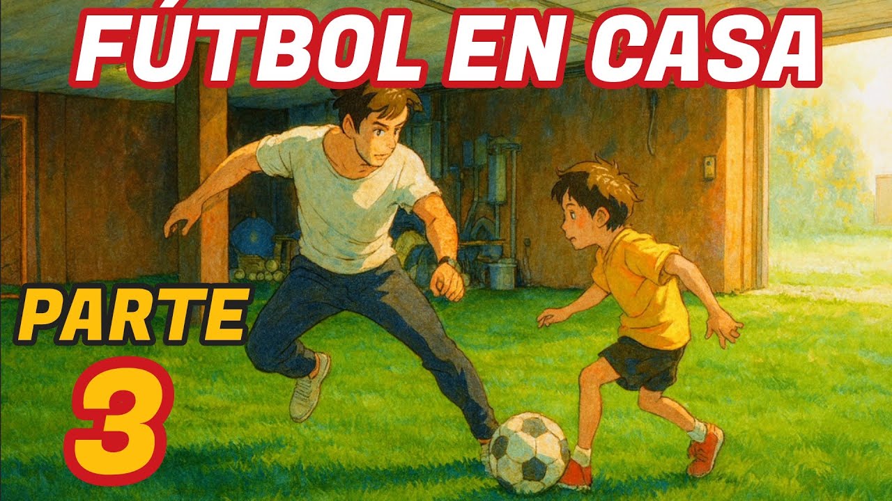 #3 ENTRENAMIENTO de FÚTBOL para NIÑOS. CONDUCCIÓN DE BALÓN | Fútbol en Casa