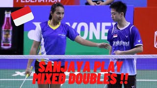 When Kevin Sanjaya Sukamuljov Played Mixed Double by Badminton Trick Shots 6,909 views 2 years ago 7 minutes, 36 seconds