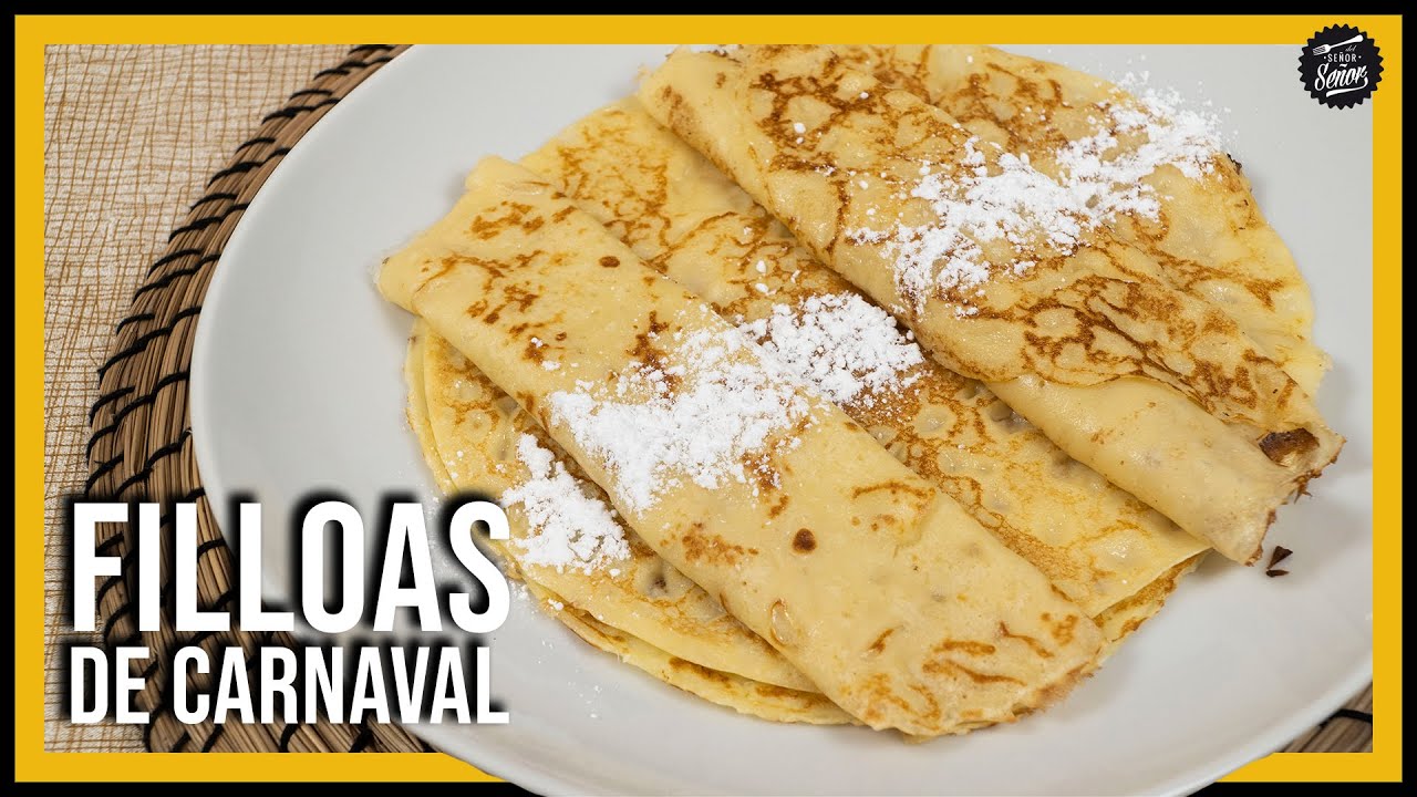 Filloas gallegas ? Receta de carnaval ¡en 2 minutos! - YouTube