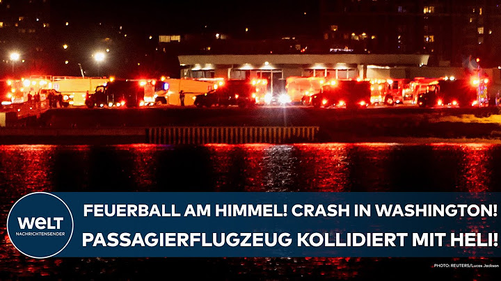 USA: Horror-Crash in Washington! Feuerball! Passagierflugzeug kollidiert mit Militär-Helikopter!
