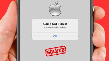 How to Fix Could Not Sign in Authentication Failed / App Store / iOS 18