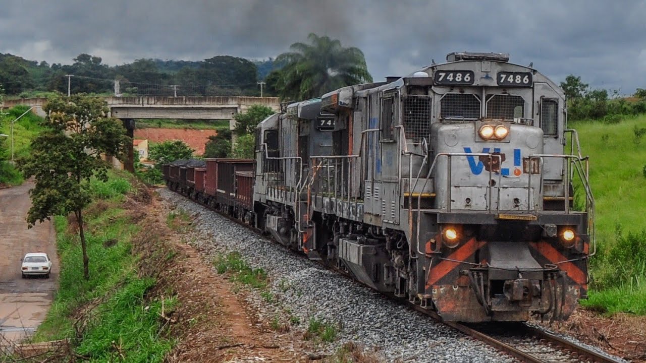 🛑 TREM CARREGADO PASSANDO POR UM LOCAL NUNCA REGISTRADO AQUI NO CANAL. [ 4K ]