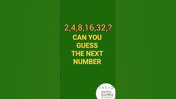 Can you guess the next number?🤔