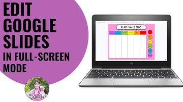 How to Edit Google Slides in Full-Screen Mode